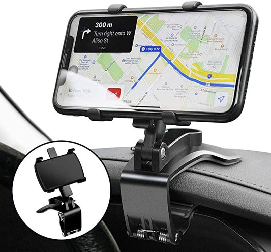 2024 Phonox 360 Degree Rotation Universal Clip Dashboard Car Phone Holder