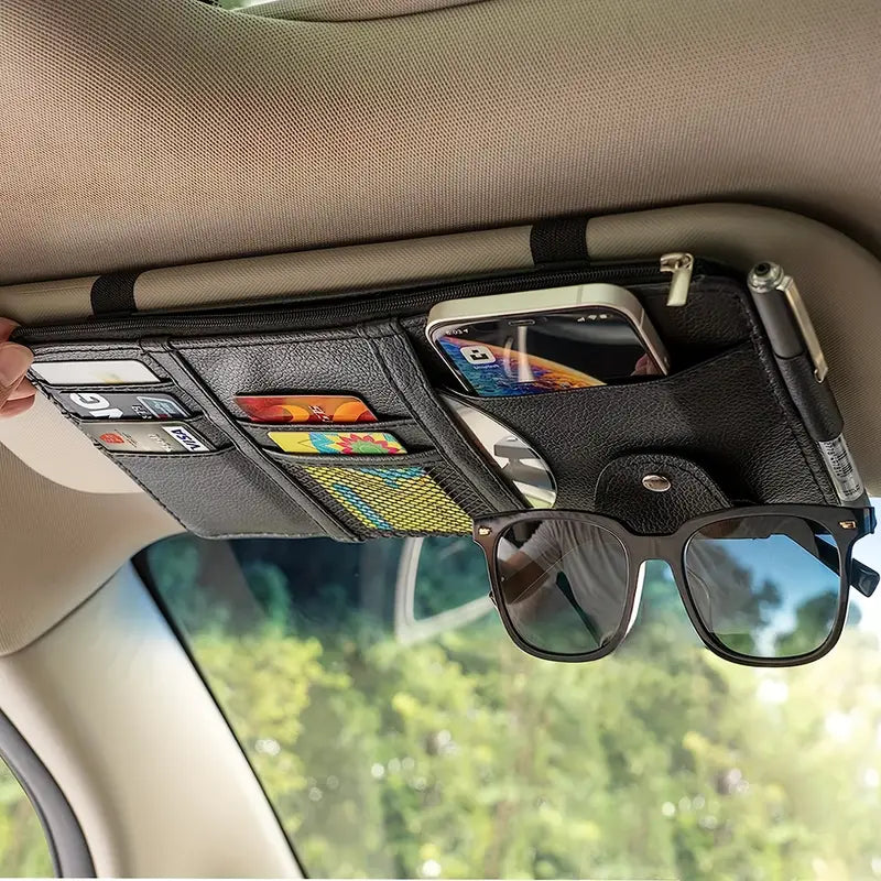 Car Sun Visor Organizer, Accessories Organizer Holder For Card File Document Cash