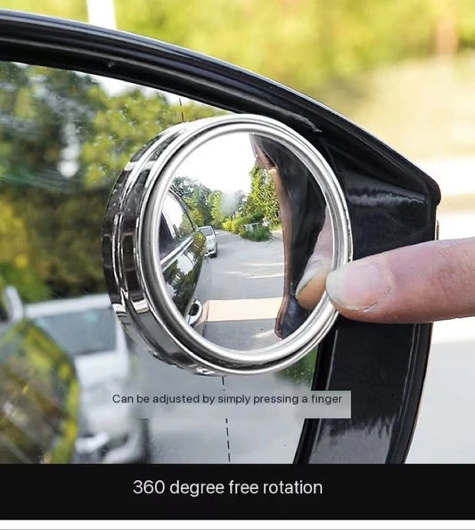 2Pcs 360 Degree Adjustable Blind Spot Mirror